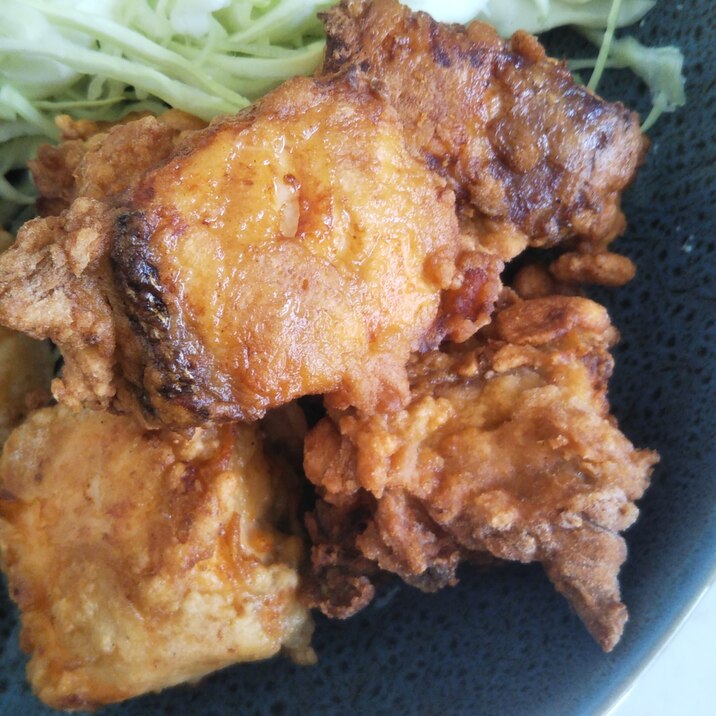切り身で!鮭のからあげ(ザンギ)!